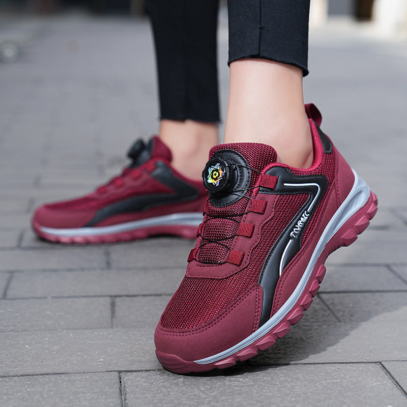 Durable Breathable Running Sneakers - Unisex Athletic Shoes with Rubber Sole