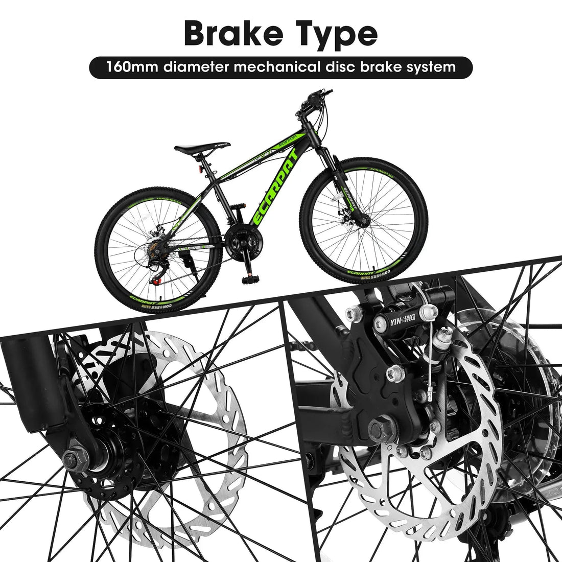 City-Cruizer – 24" Carpat™ ALUMINIUM Mountain Bike (21-Speed,