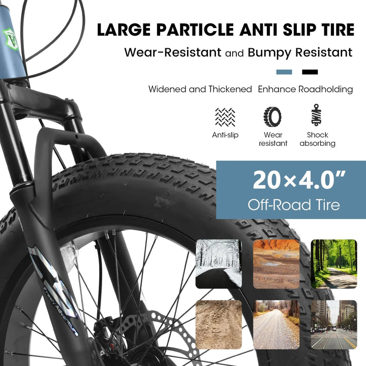City-Cruizer – 20-Inch Fat Tire Mountain Bike