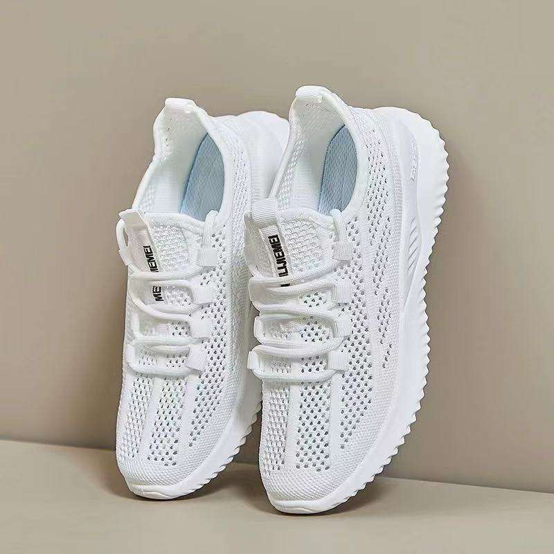 Mesh Slip-On Athletic Shoes – Breathable Cushioned Unisex Sneakers