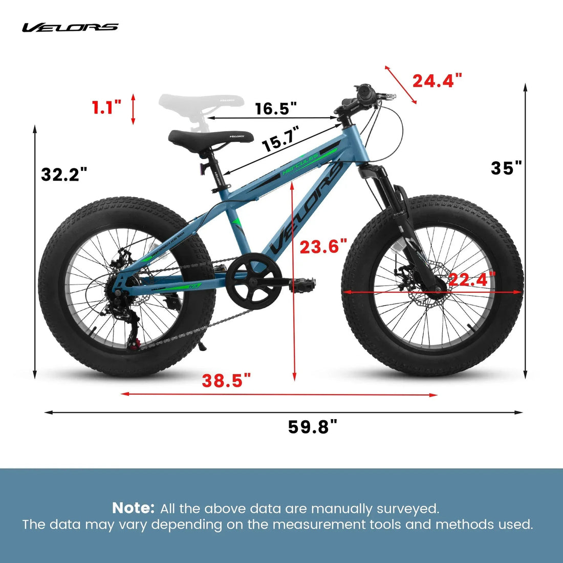 City-Cruizer – 20-Inch Fat Tire Mountain Bike