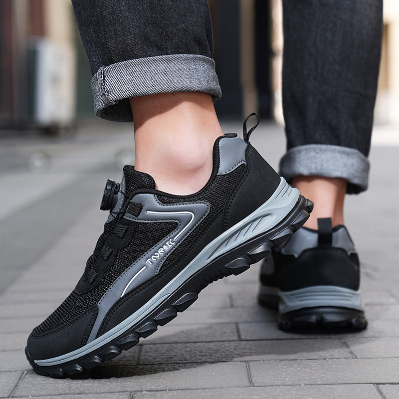 Durable Breathable Running Sneakers - Unisex Athletic Shoes with Rubber Sole