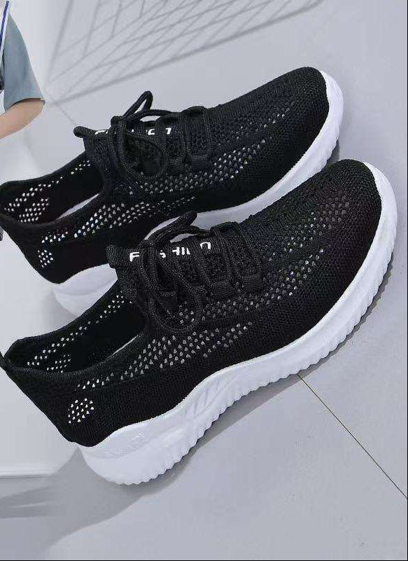 Mesh Slip-On Athletic Shoes – Breathable Cushioned Unisex Sneakers