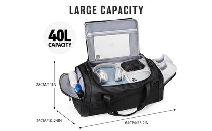 Wet Pocket Travel Duffel Bag