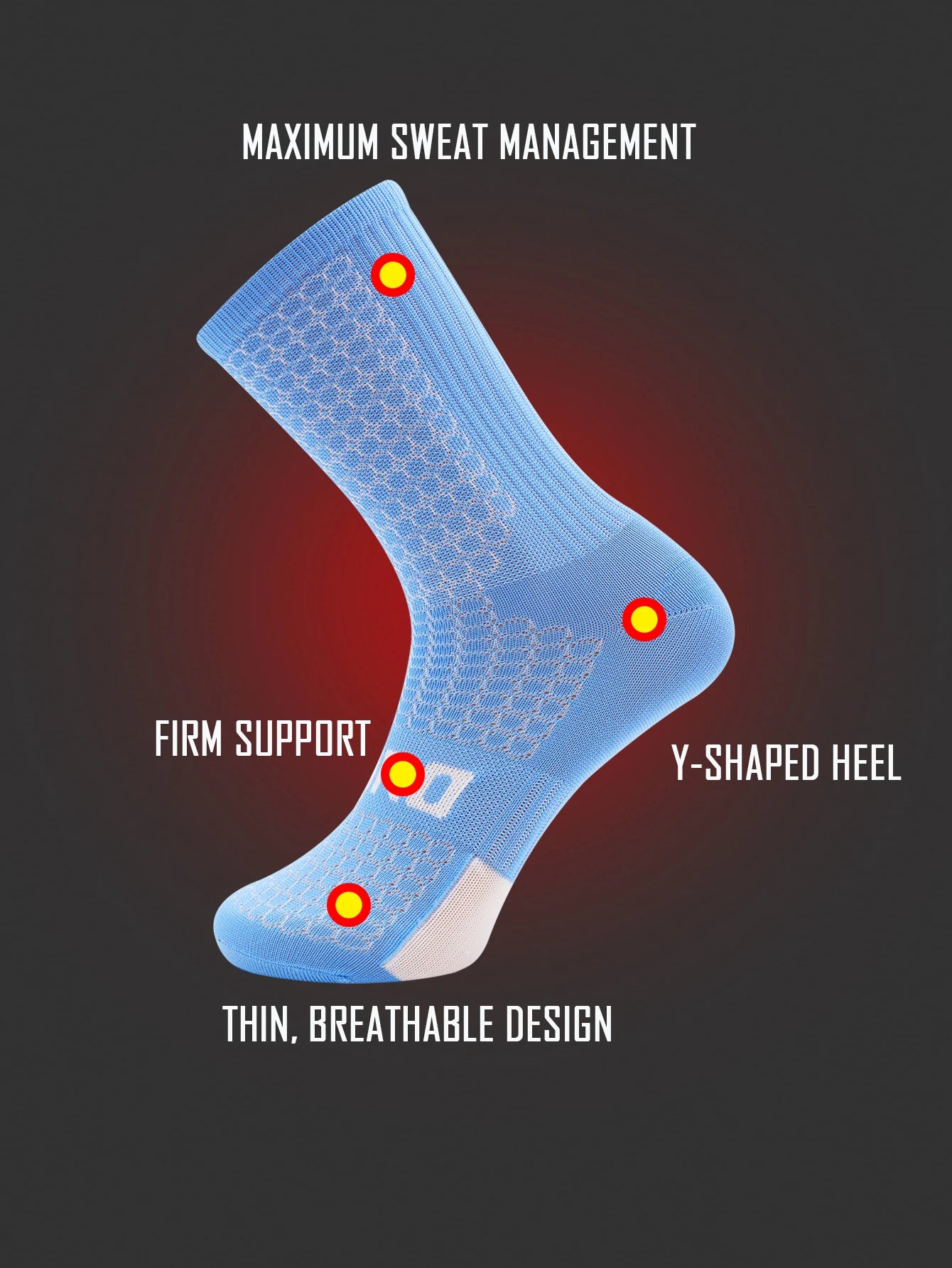 Professional Cycling Compression Socks