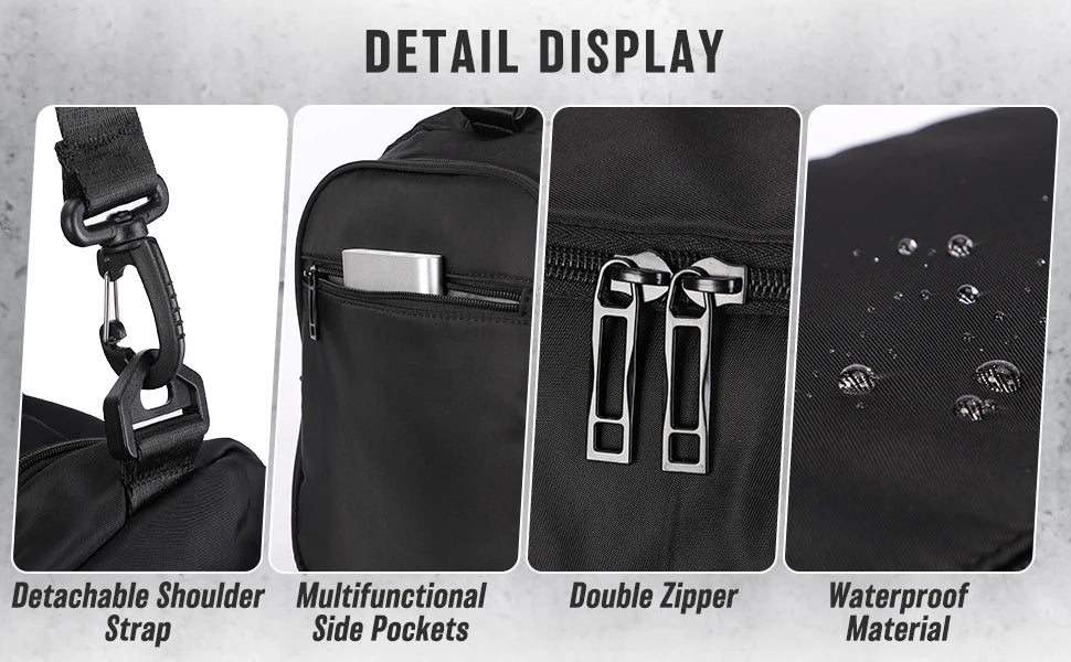 Wet Pocket Travel Duffel Bag