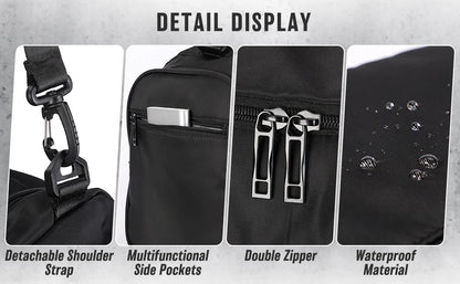 Wet Pocket Travel Duffel Bag