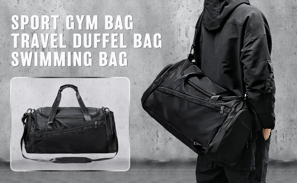 Wet Pocket Travel Duffel Bag
