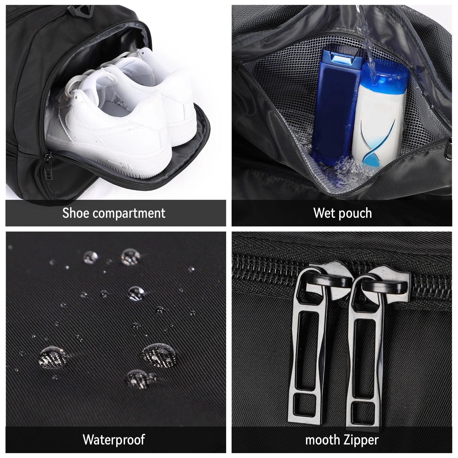 Wet Pocket Travel Duffel Bag