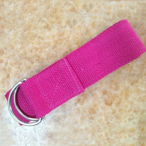 Adjustable Yoga Stretch Strap Belt For Fitness Training And Flexibility Exercises