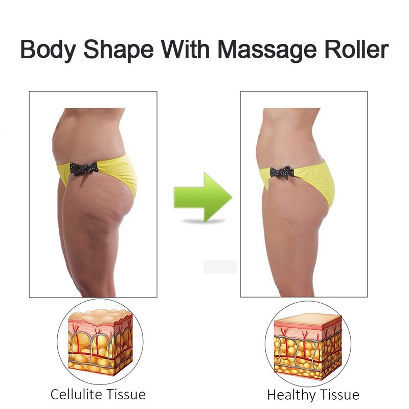 Roller Massage Roller Stick with Point Spiky Ball Back Roller