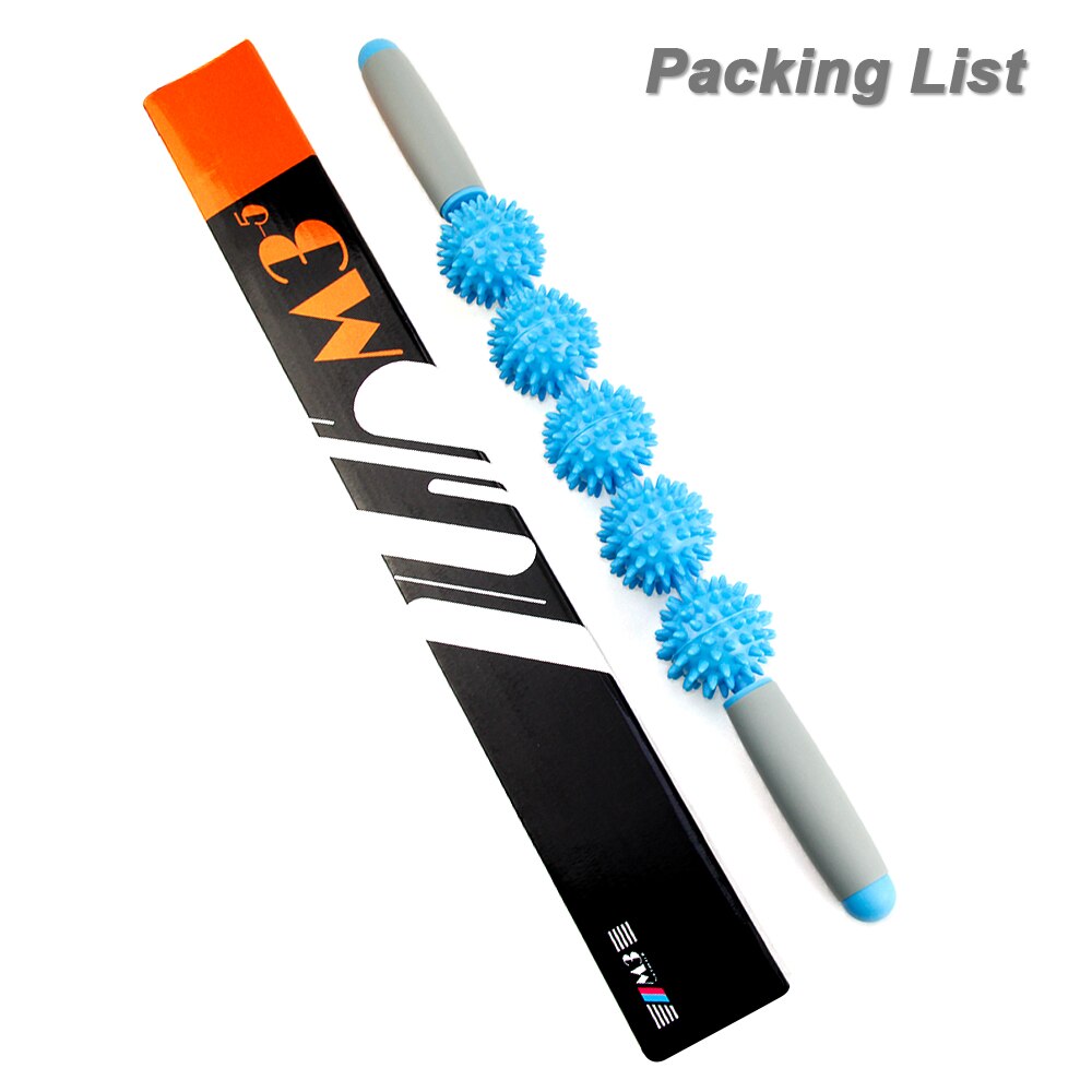 Roller Massage Roller Stick with Point Spiky Ball Back Roller