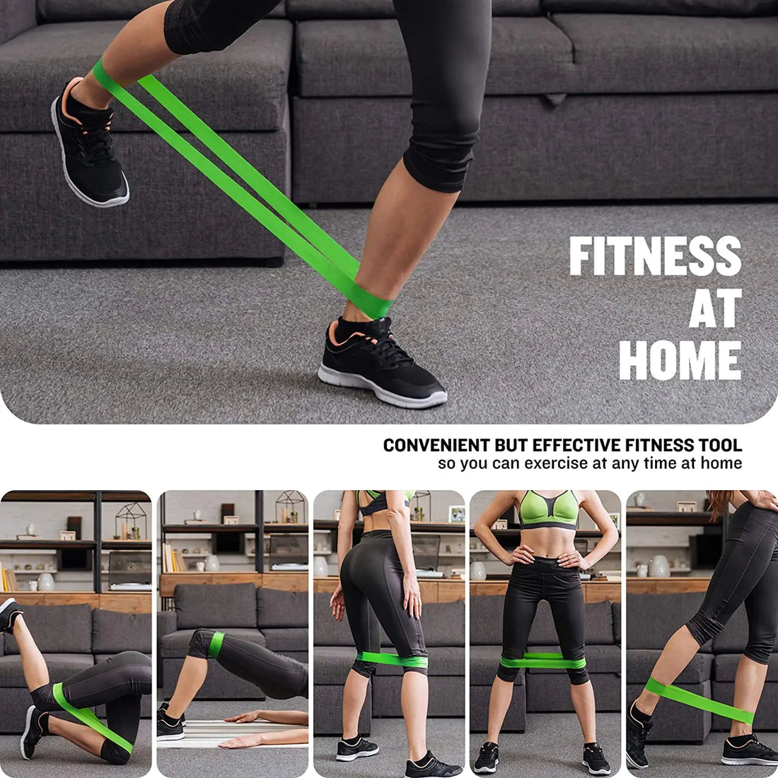 5-Level Resistance Loop Band Set
