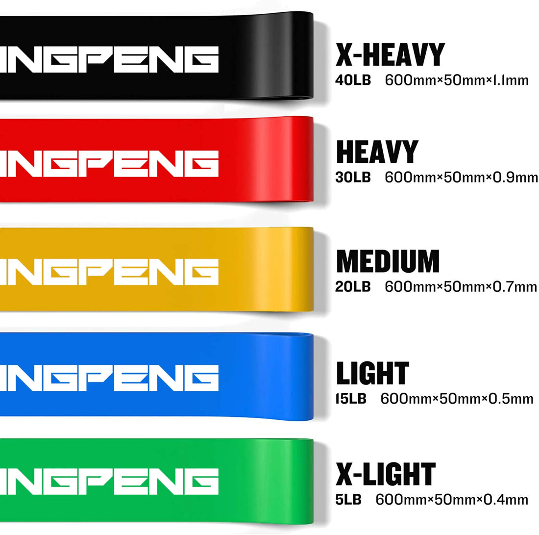 5-Level Resistance Loop Band Set