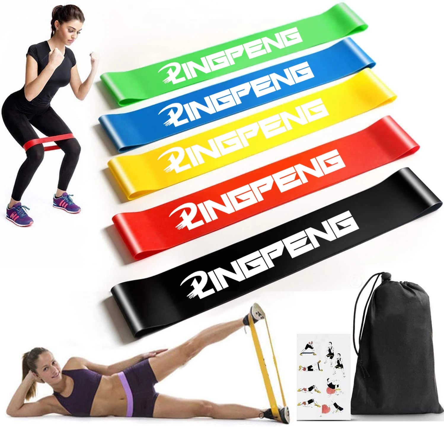 5-Level Resistance Loop Band Set