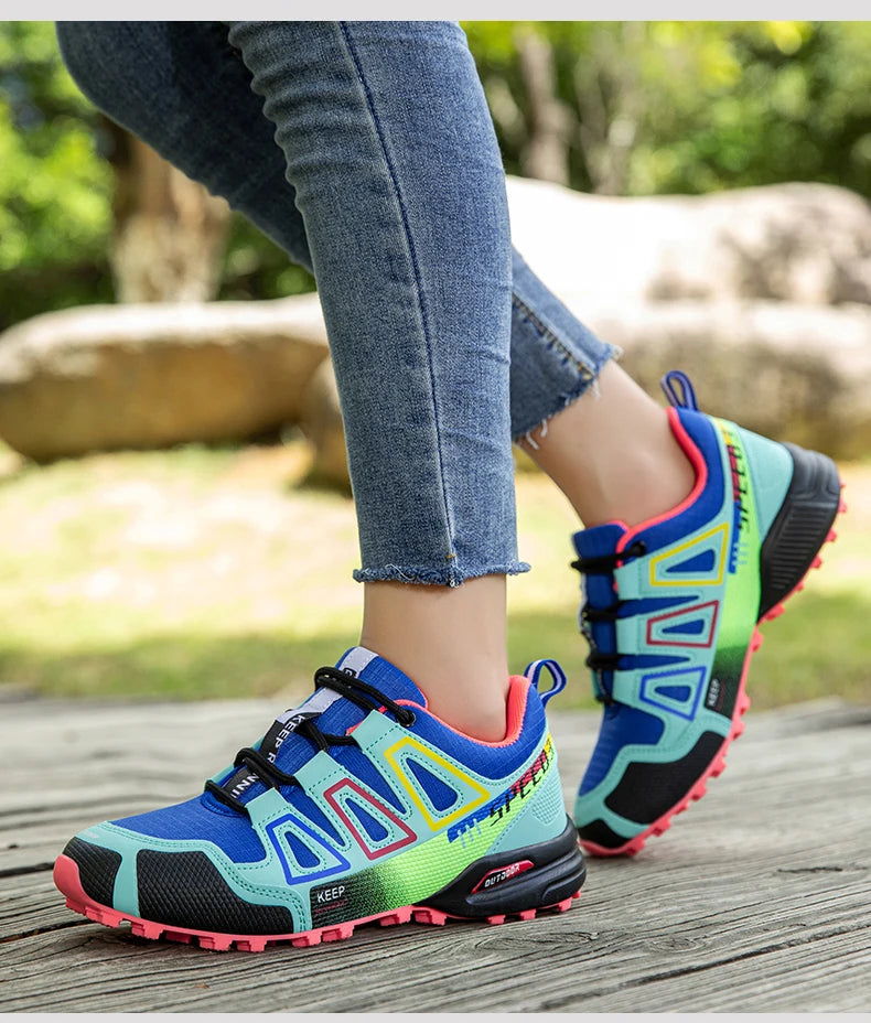 Women's Waterproof Hiking Shoes — All-Terrain Trail Sneakers