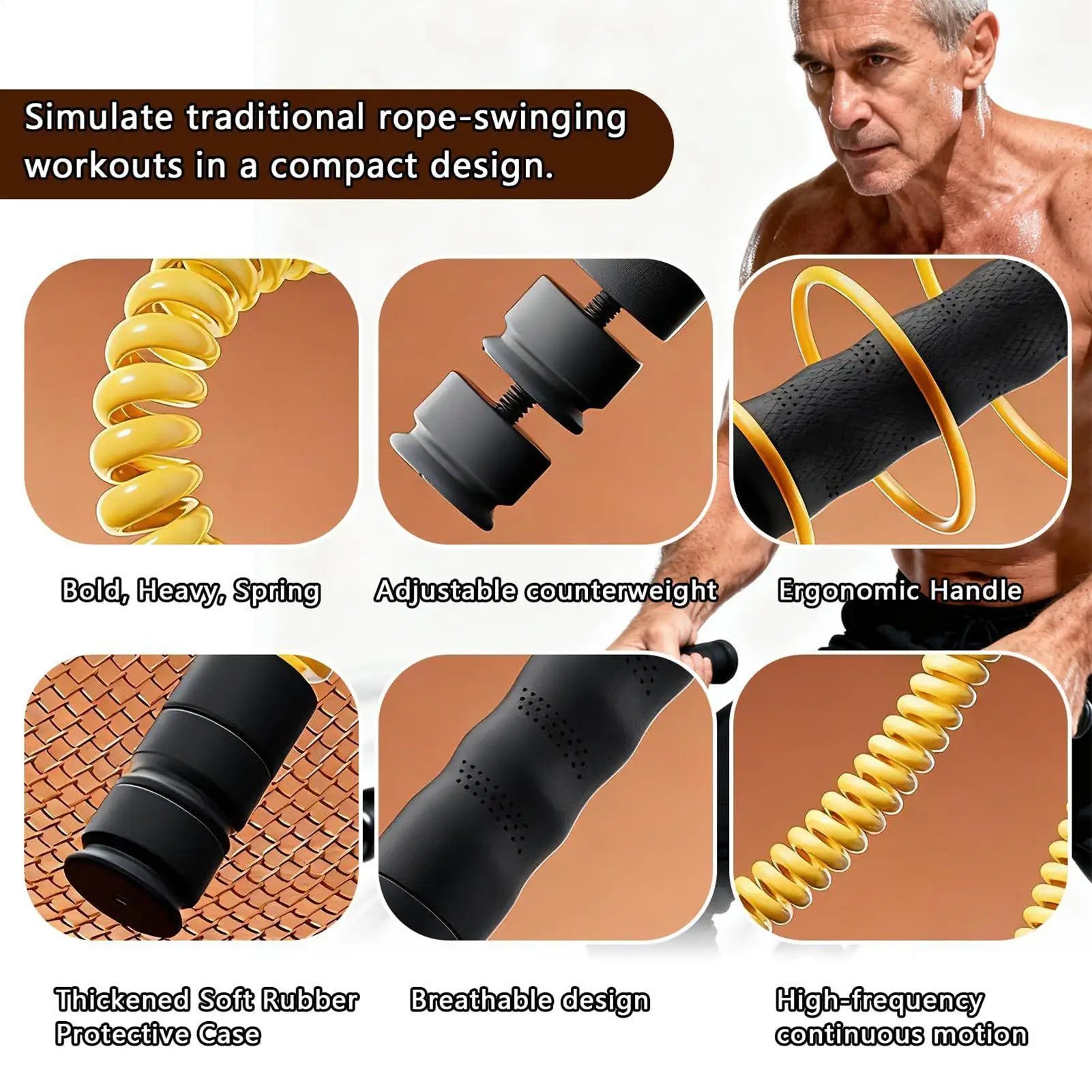 Weighted Training Rope Set (2-Piece)