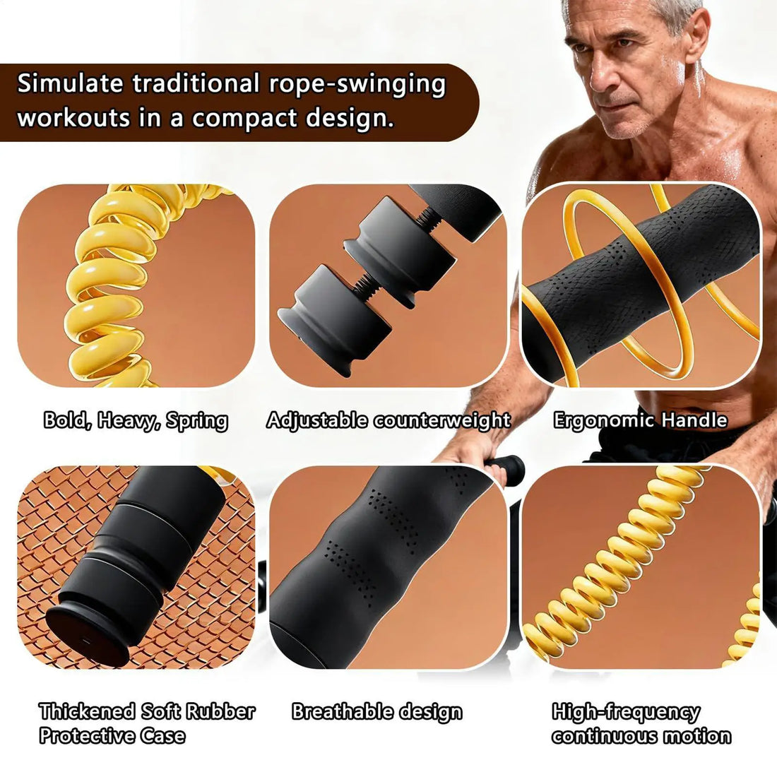 Weighted Training Rope Set (2-Piece)