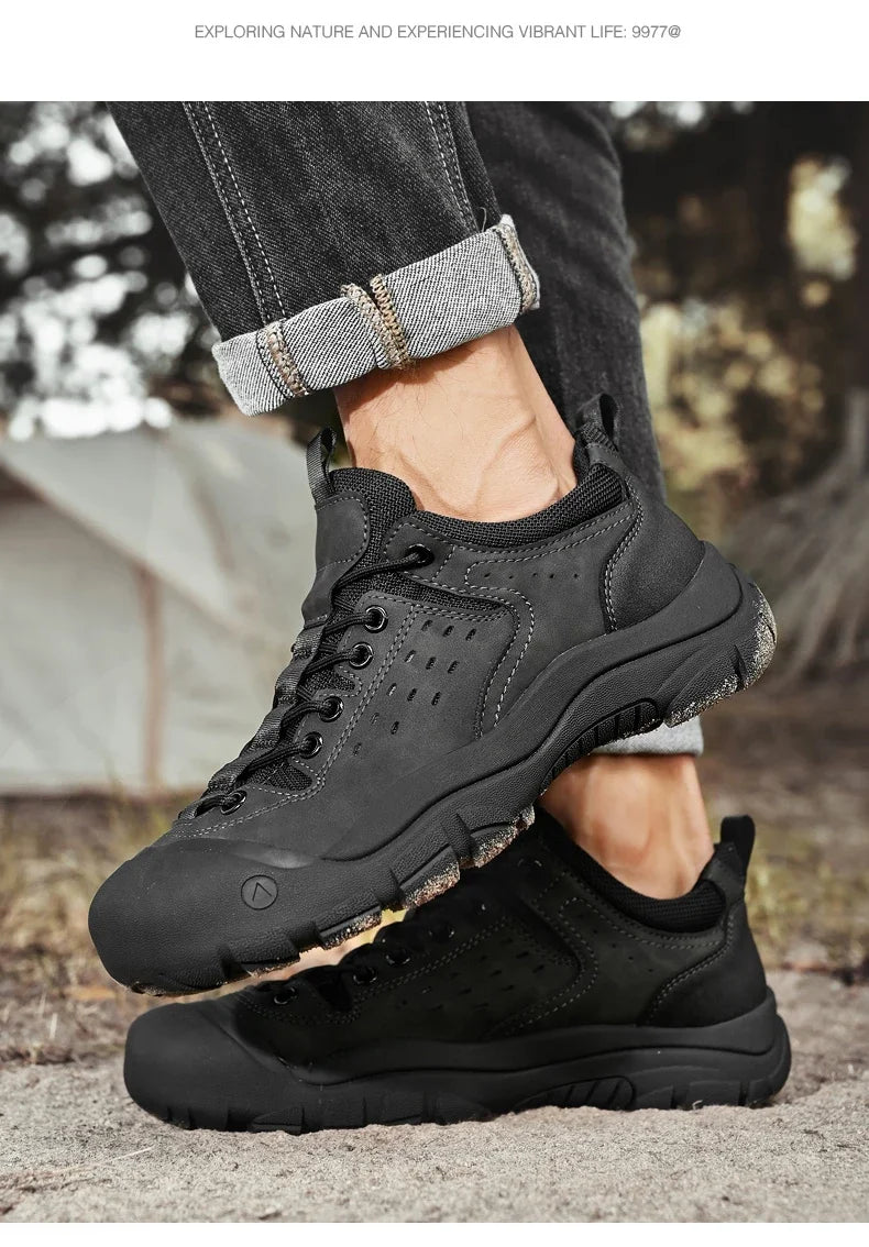 Men's Wear-Resistant Hiking Boots — Waterproof Trail Boots