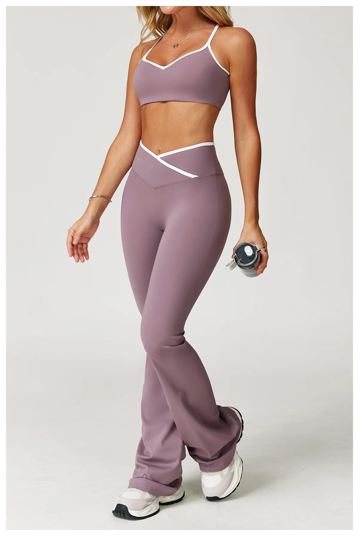Bell-Bottom Flare Yoga Tracksuit
