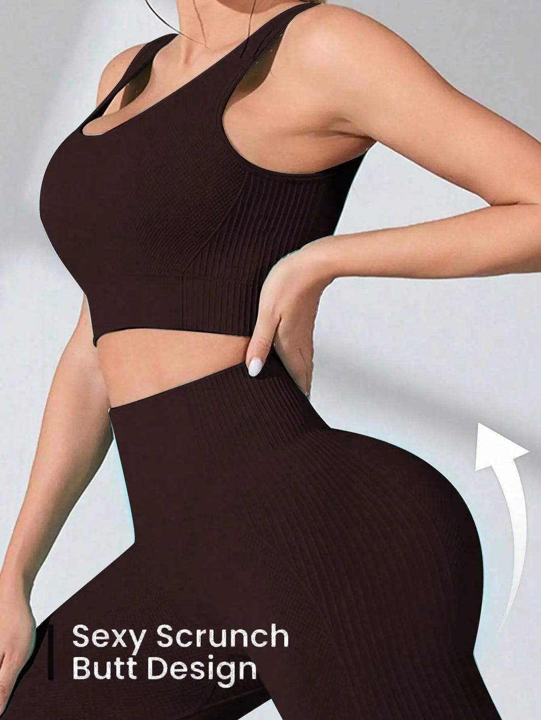 Women's Cross-Strap Sports Bra &amp; Leggings Set