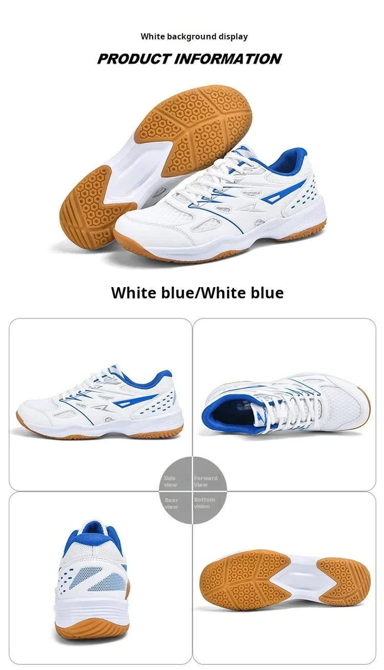 Unisex Pro Volleyball Shoes — Breathable Mesh Court Sneakers