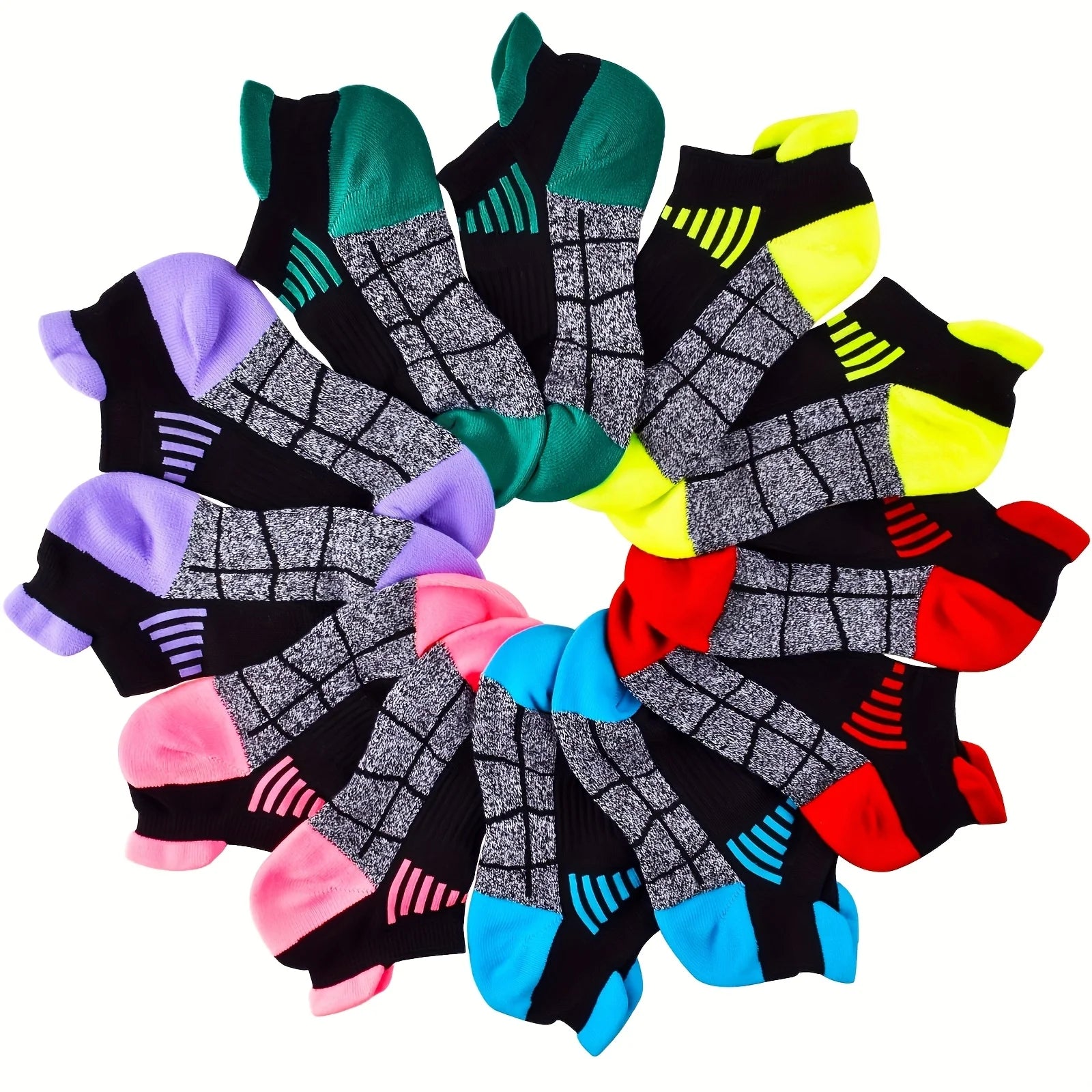 Women's Compression Sports Socks (6-Pack)