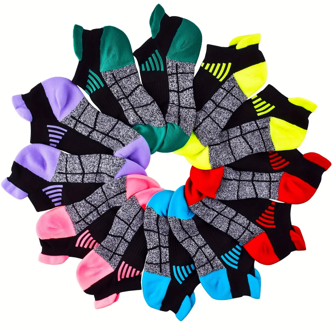 Women's Compression Sports Socks (6-Pack)