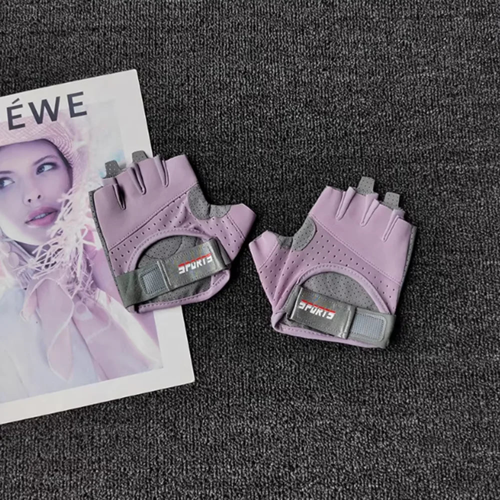 Women's Half-Finger Workout Gloves