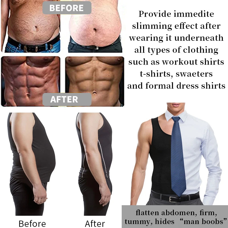 Men's Compression Body Shaper Tank