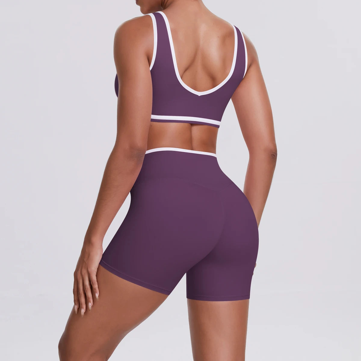 Quick-Dry Camisole Sports Bra & Shorts Set