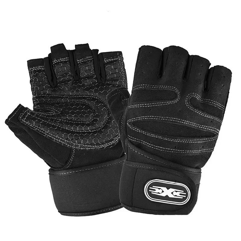 Half-Finger Wrist Wrap Gloves