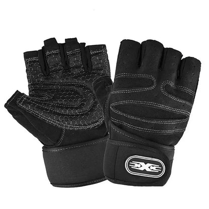 Half-Finger Wrist Wrap Gloves