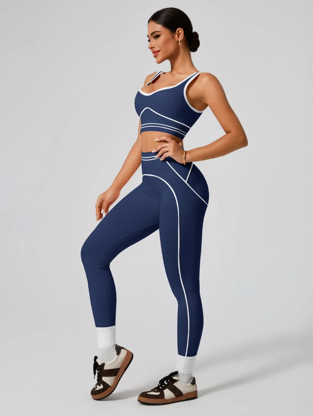 Seamless Performance Set — Sports Bra & High-Waist Leggings