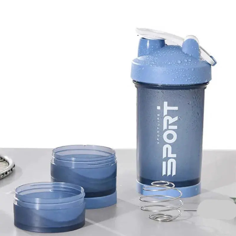 450ml Three-Layer Protein Shaker Bottle