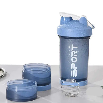 450ml Three-Layer Protein Shaker Bottle