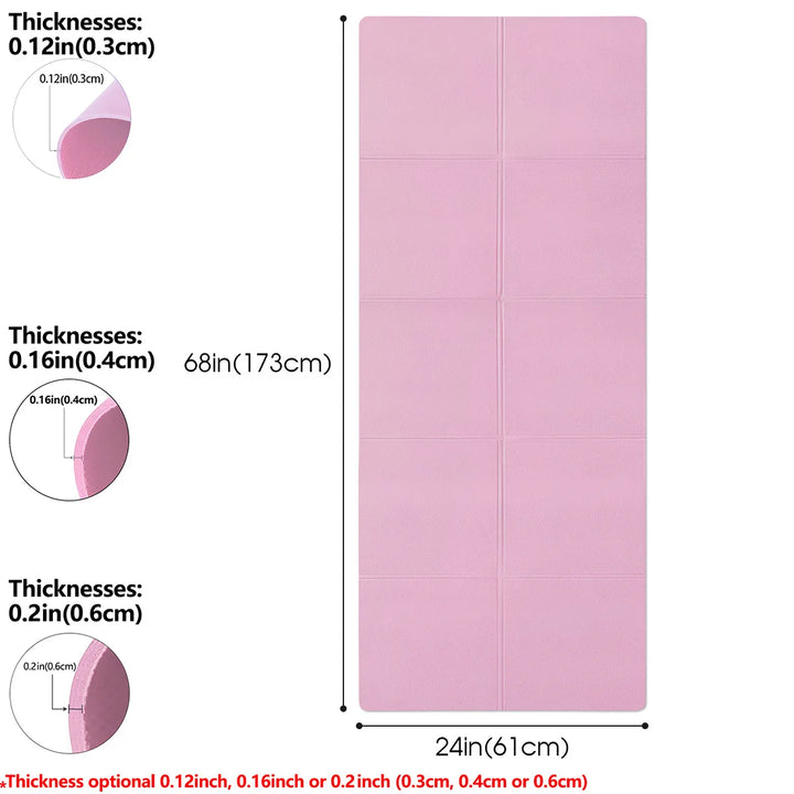Yoga &amp; Pilates Mat (Multiple Thickness)