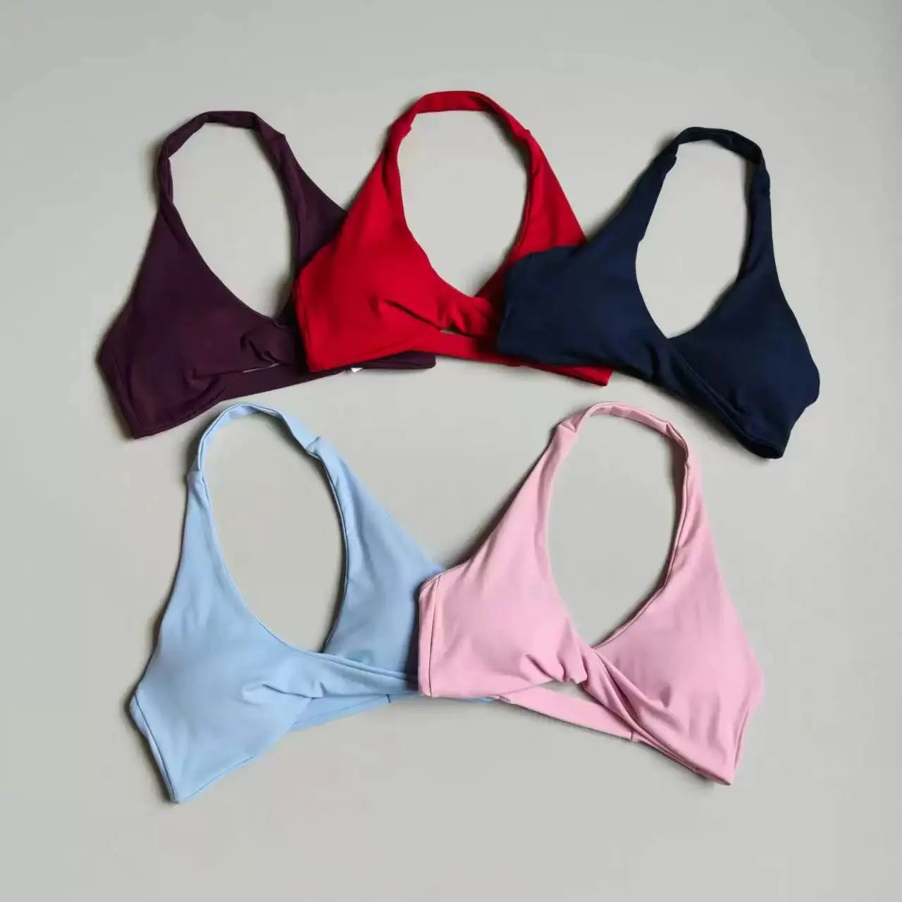 Open-Back Sports Bra & High-Waist Shorts Set