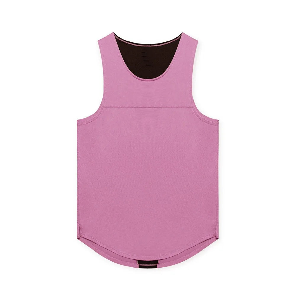 Men's Mesh Splice Tank Top