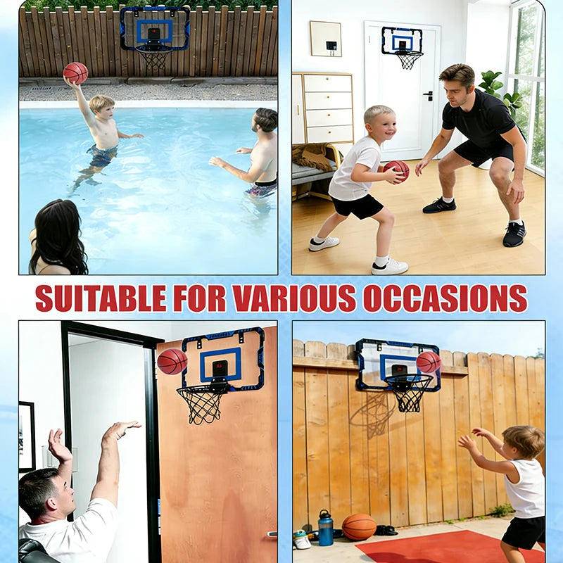 Over-Door Basketball Hoop Set
