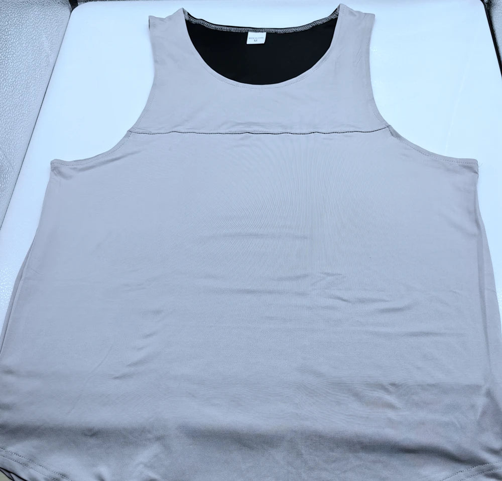 Men's Mesh Splice Tank Top