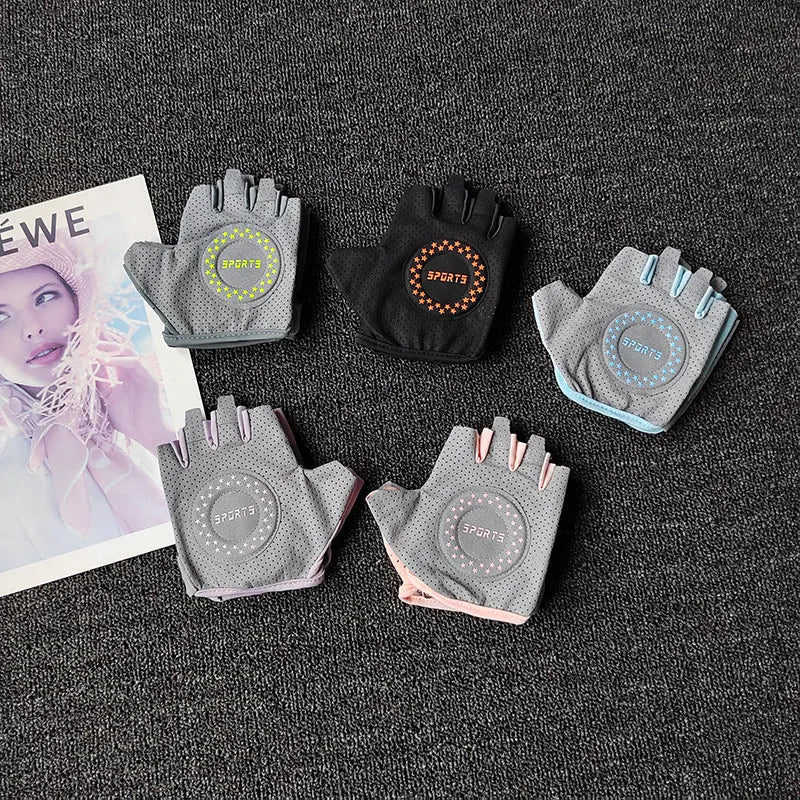 Women's Half-Finger Workout Gloves
