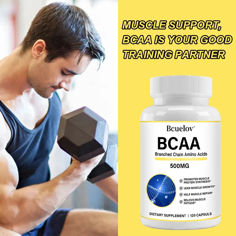 BCAA 500mg Muscle Repair Capsules