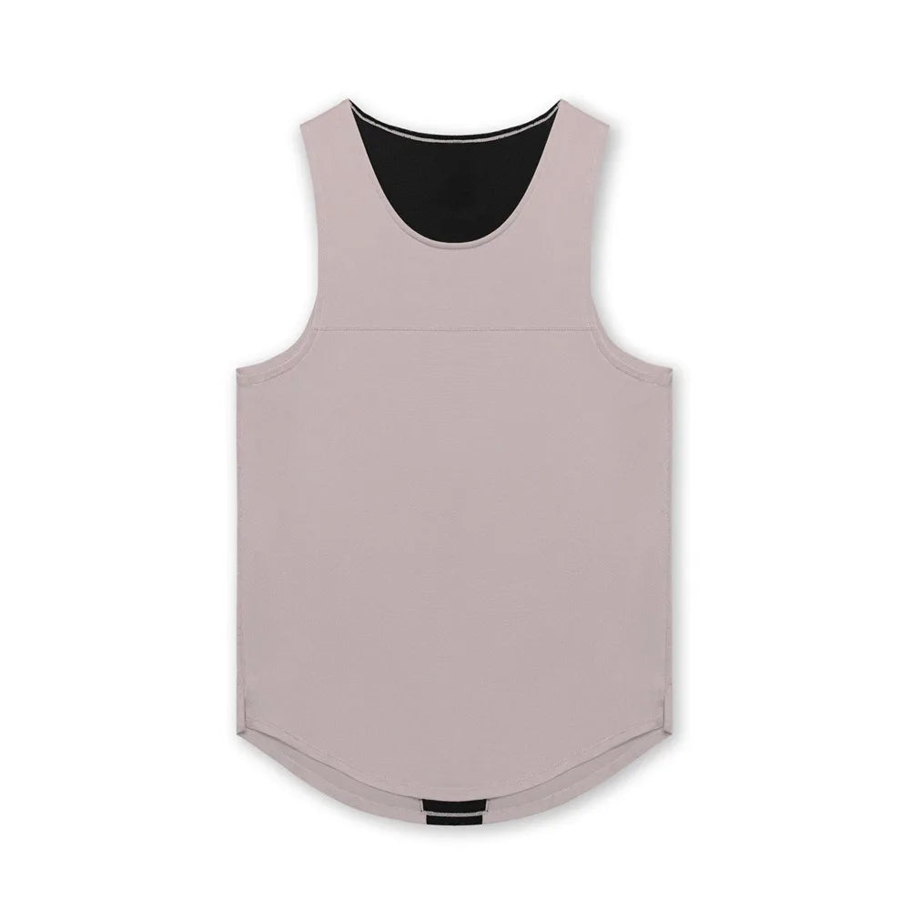 Men's Mesh Splice Tank Top