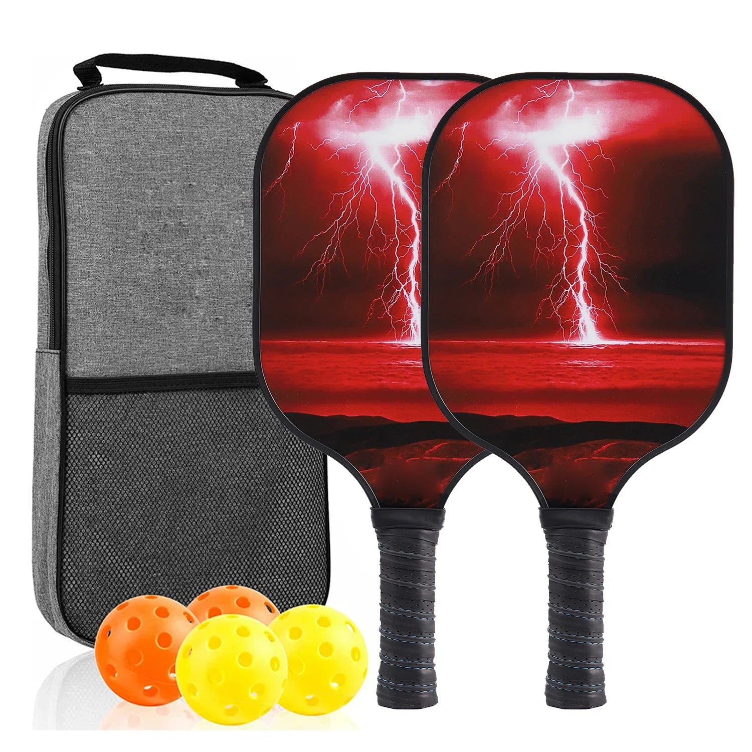 USAPA-Approved Fiberglass Pickleball Paddle Set