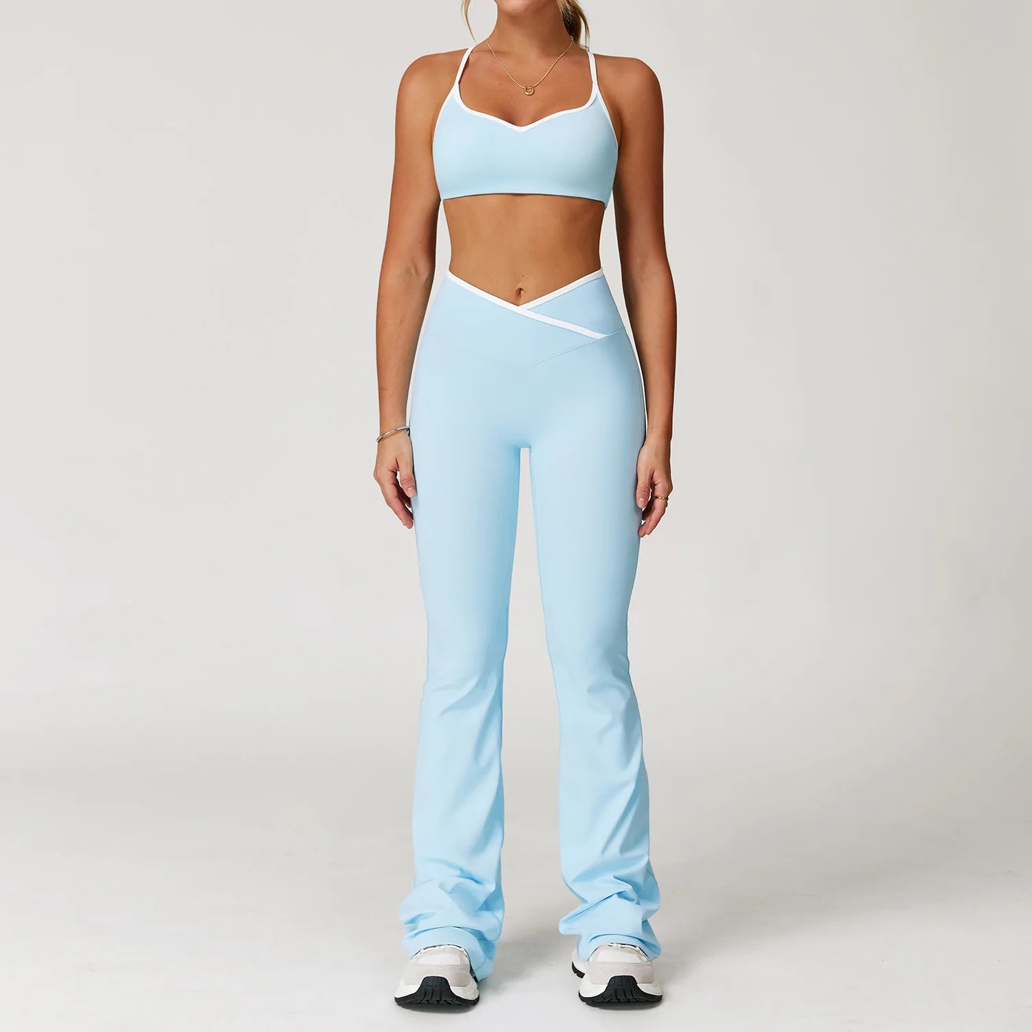 Bell-Bottom Flare Yoga Tracksuit