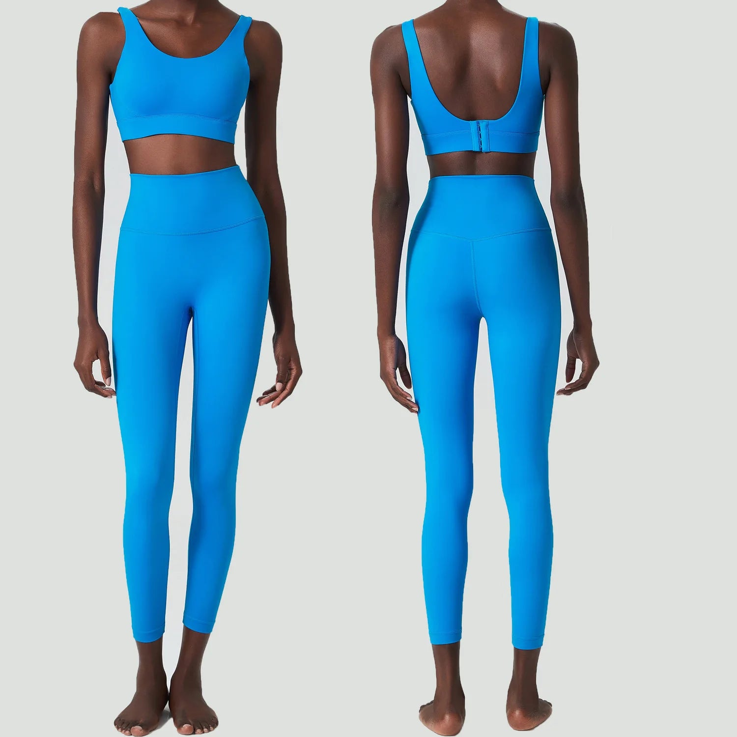 Open-Back Sports Bra Set