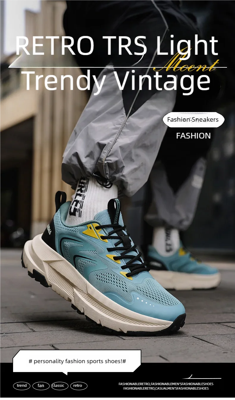 Men's Shock-Absorbing Cushioned Running Shoes