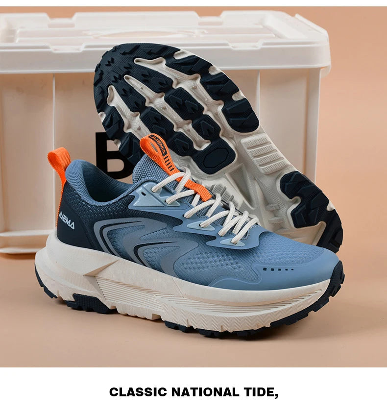 Men's Shock-Absorbing Cushioned Running Shoes
