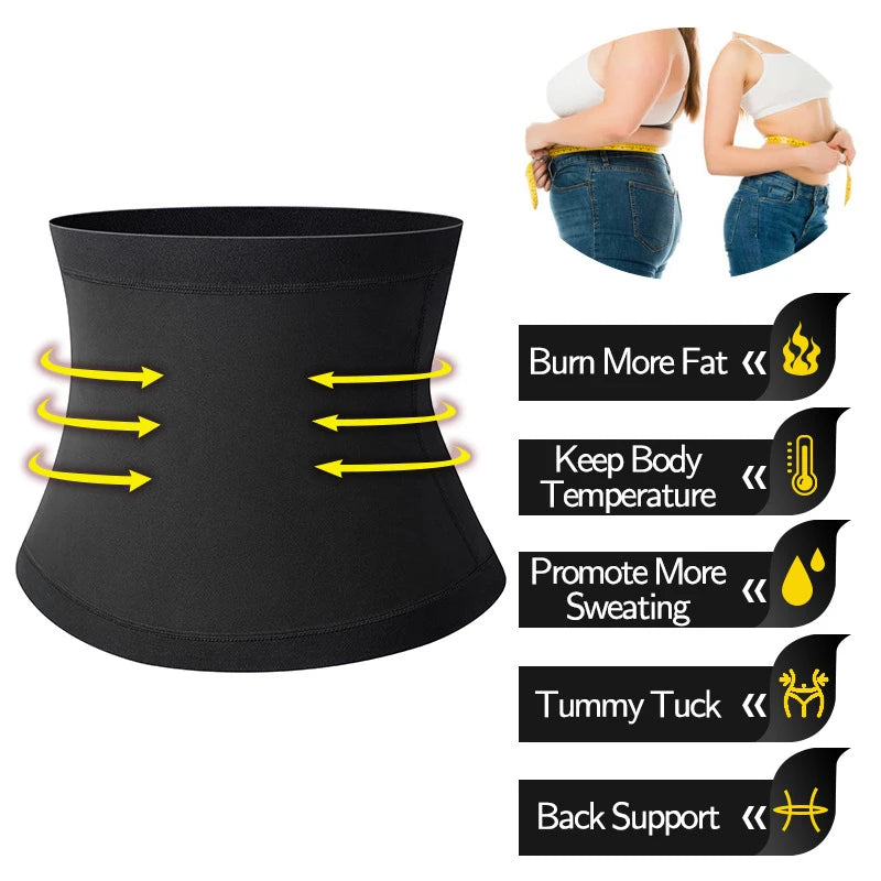 Unisex Workout Sweat Waist Trimmer
